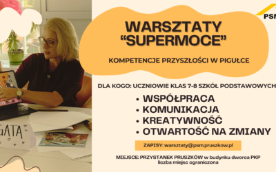 Supermoce – warsztaty z kompetencji przyszłości dla młodzieży